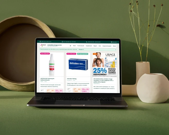 Új mérföldkő: elindult gyógyszertárunk weboldala