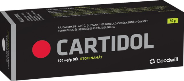 Cartidol 100 mg/g gél 50g