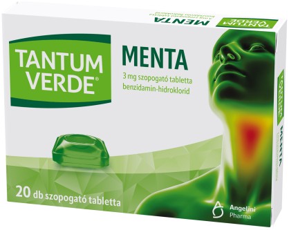 Tantum Verde® menta 3mg  szopogató tabletta