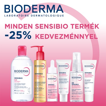 BIODERMA SENSIBIO 25% kedvezménnyel