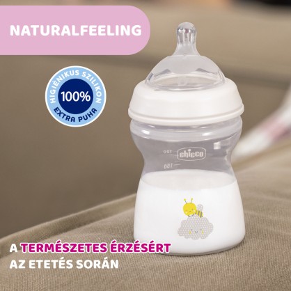 CHICCO CUMISÜVEG 250ML NATURAL FEELING
