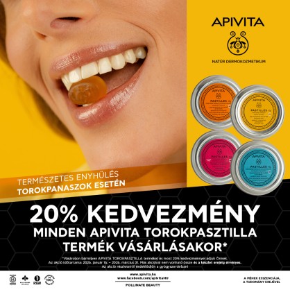 APIVITA TOROKPASZTILLA AKCIÓ 20%