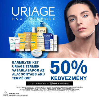 Uriage akció 1+50%