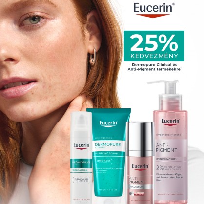 Eucerin Antipigment és Dermopure -25%