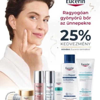 Eucerin 25% kedvezménnyel