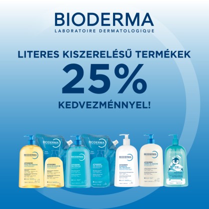 BIODERMA LITERES TERMÉKEK AKCIÓJA