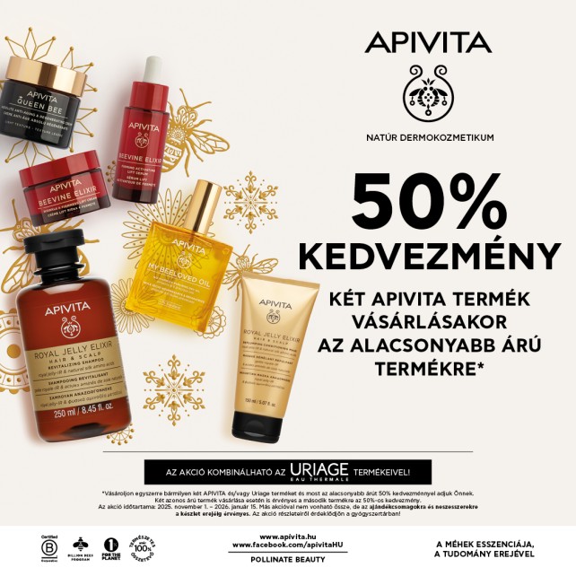 Apivita akció 1+50%