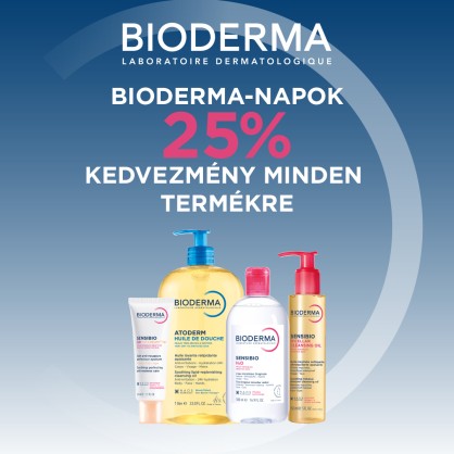 BIODERMA NAPOK -25% KEDVEZMÉNY MINDENRE. 2026.10.15-31.