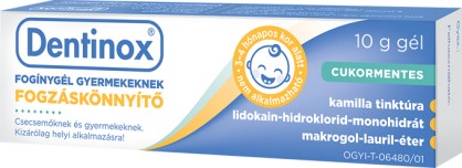 DENTINOX FOGÍNYGÉL GYERMEKEKNEK 1X10G