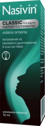 Nasivin Classic Tartósítószer-mentes