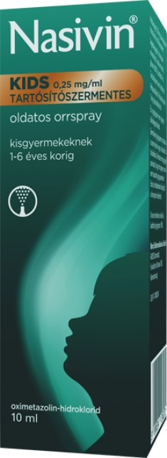Nasivin Kids 0,25mg/ml Tartósítószer-mentes