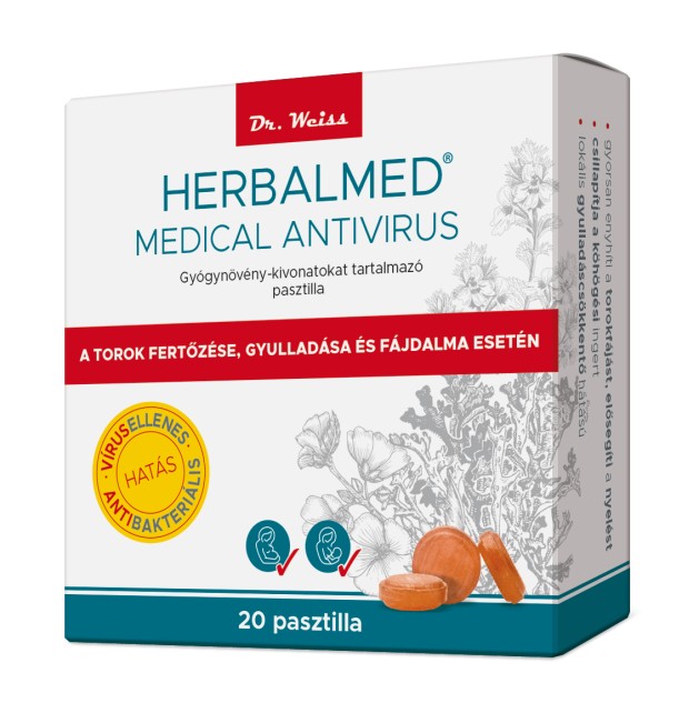 HERBALMED MEDICAL GYÓGYNÖV PASZTILLA 20X