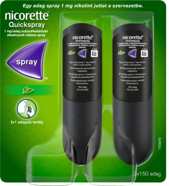 NICORETTE QUICKSPRAY 1MG/AD SPR 2X13,2ML