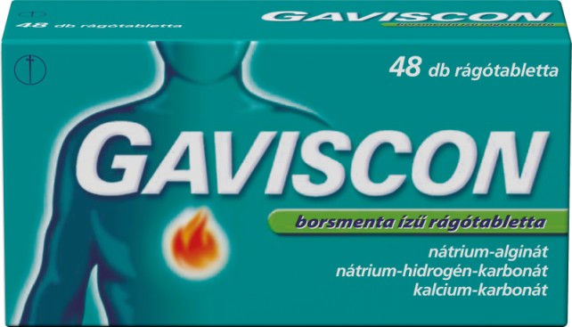 GAVISCON BORSMENTA ÍZŰ RÁGÓTABL 48x