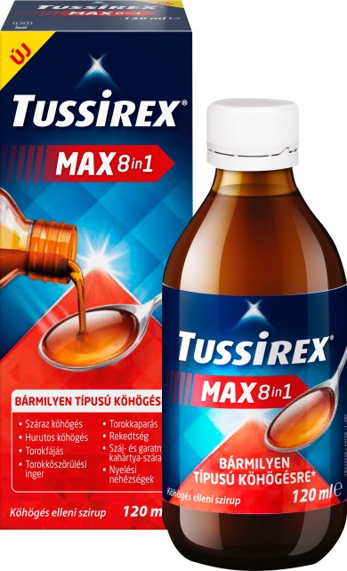 TUSSIREX MAX 8IN1 SZIRUP 120ML