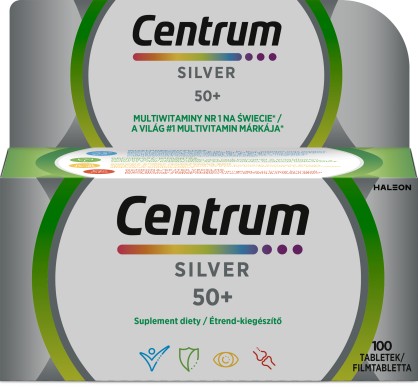 Centrum® Silver 50+ A-tól Z-ig® multivitamin, 100x