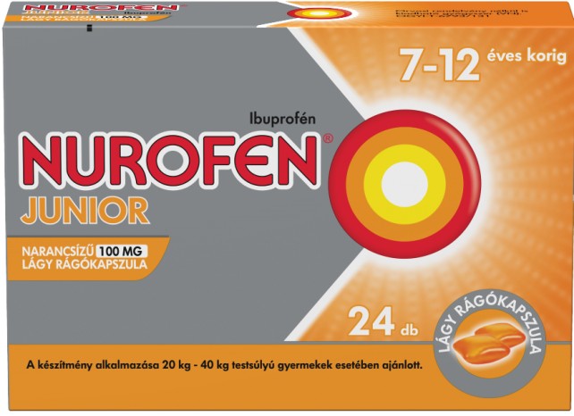 NUROFEN JUNIOR narancsízű 100 mg