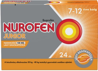 NUROFEN JUNIOR narancsízű 100 mg
