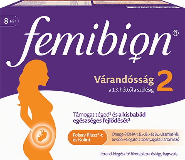 Femibion 2 Várandósság filmtabletta kapszula 56x+56x