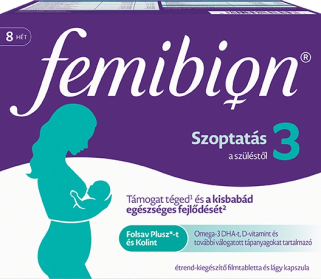 Femibion 3 Szoptatás filmtabletta kapszula 56x+56x