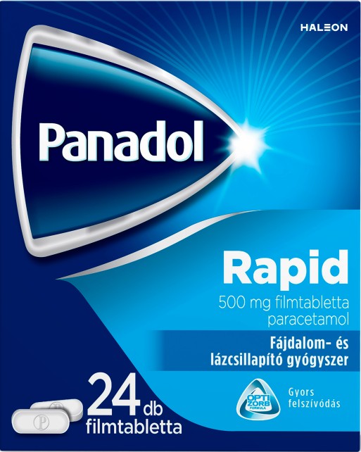Panadol Rapid 500 mg filmtabletta, 24x