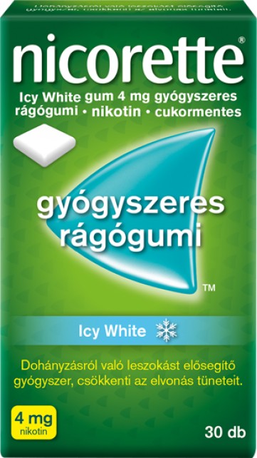 Nicorette® Icy White gum 4 mg