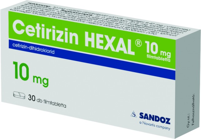 Cetirizin Hexal 10 mg