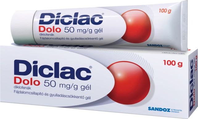DICLAC DOLO 50MG/G GÉL 100G