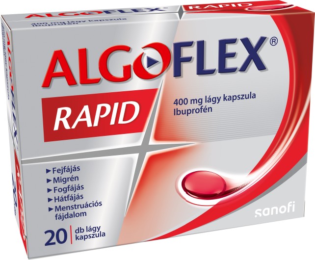 ALGOFLEX RAPID 400MG LÁGY KAPSZ 20X