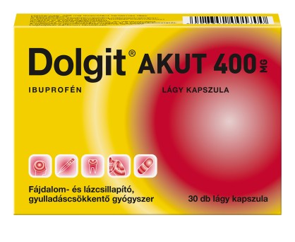 Dolgit AKUT 400 mg lágy kapszula 30 db