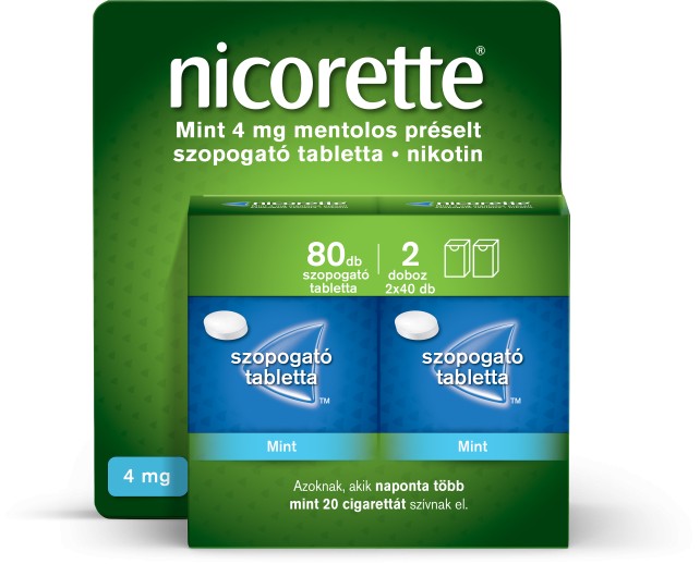 Nicorette Mint 4mg Mentolos