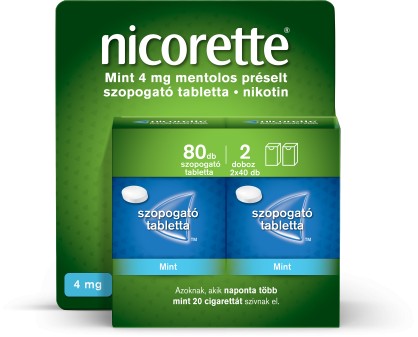 Nicorette Mint 4mg Mentolos